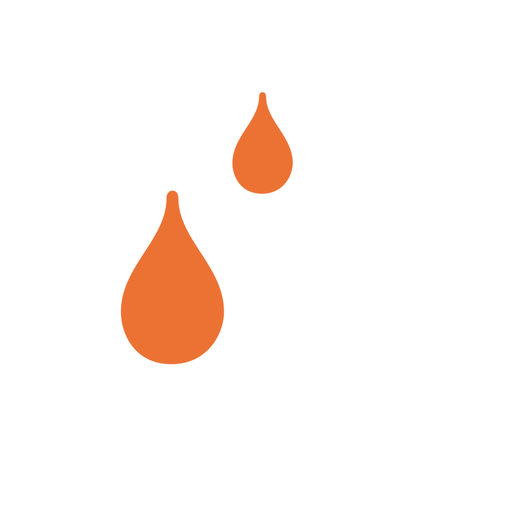 icon showing waterproof and submersible to 25 ft.